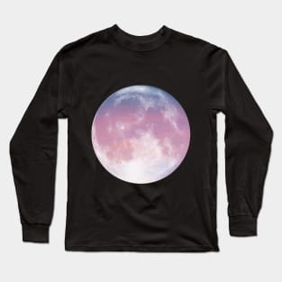 Pastel Moon Long Sleeve T-Shirt